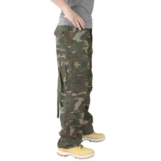 Surplus Vintage Fatigues Housut - Woodland