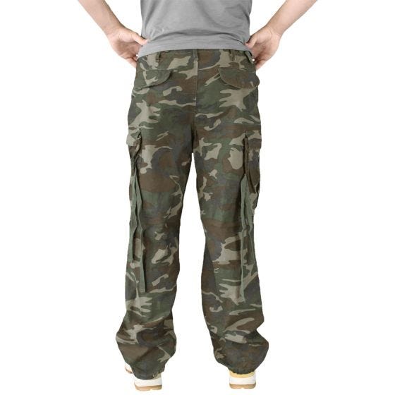 Surplus Vintage Fatigues Housut - Woodland