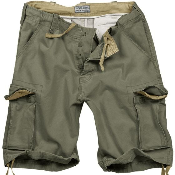 Surplus Vintage Shortsit - Pesty Oliivi