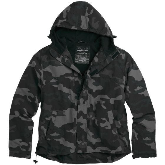 Surplus Tuulitakki Vetoketjullinen - Black Camo