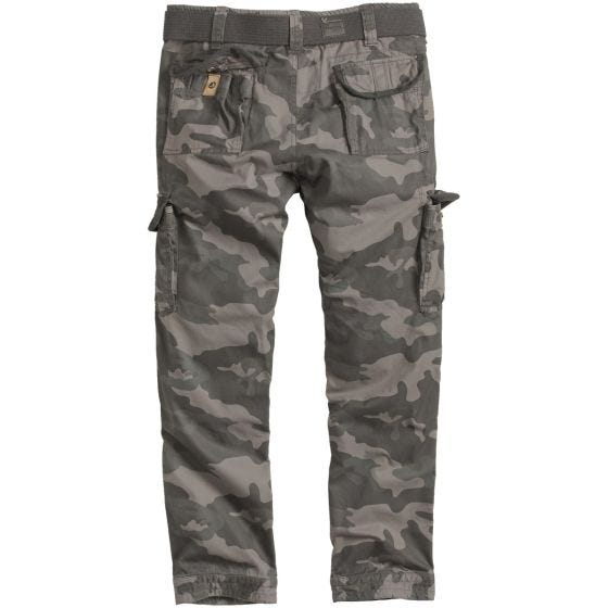 Surplus Premium Slimmy Housut - Black Camo