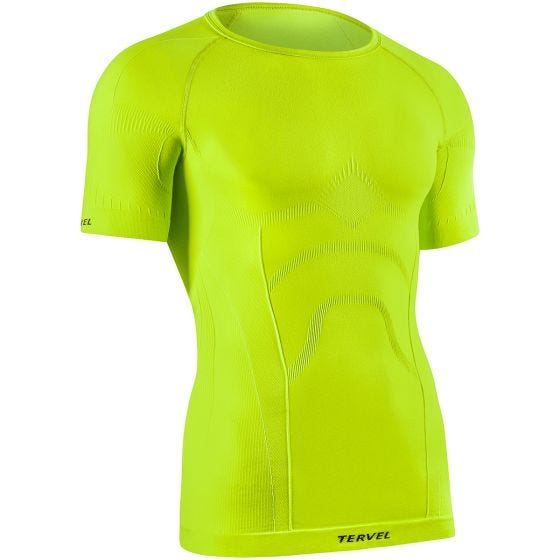 Tervel Comfortline Lyhythihainen Paita - Yellow Fluo