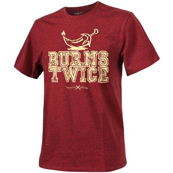 Helikon Trollsky Burns Twice T-paita - Melange Red