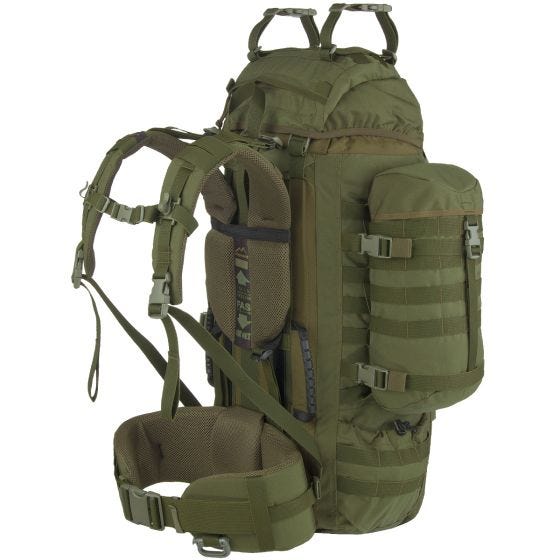 Wisport Raccoon Rinkka 85 L - Oliivinvihreä