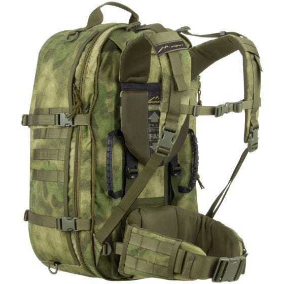 Wisport Crossfire Olkalaukku ja Rinkka A-TACS FG