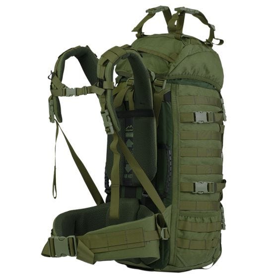 Wisport Raccoon Rinkka 45 L - Oliivinvihreä
