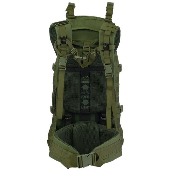 Wisport Raccoon Rinkka 45 L - Oliivinvihreä
