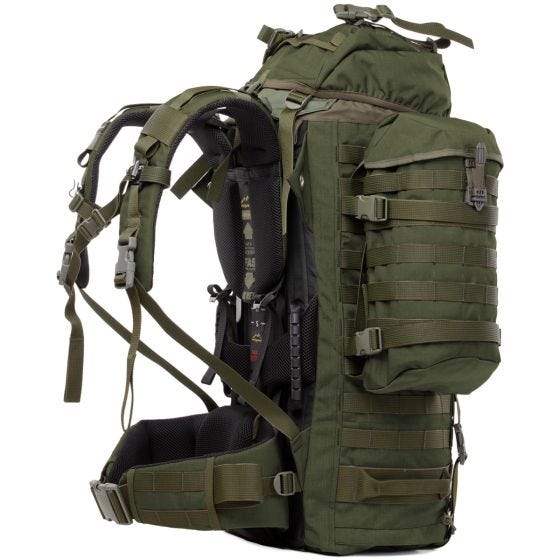 Wisport Wildcat Rinkka 65 L - Oliivinvihreä